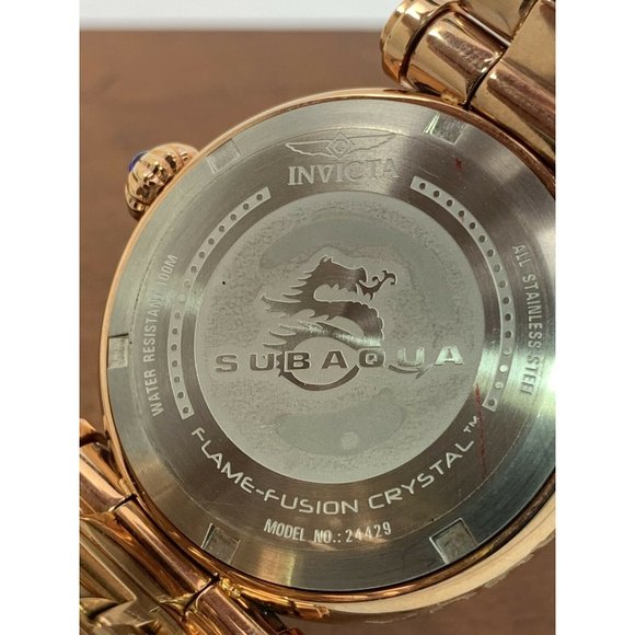 Invicta Women's Watch 24429 Subaqua Rose Gold Tone Stainless Quartz MOP Dial - Picture 5 of 11